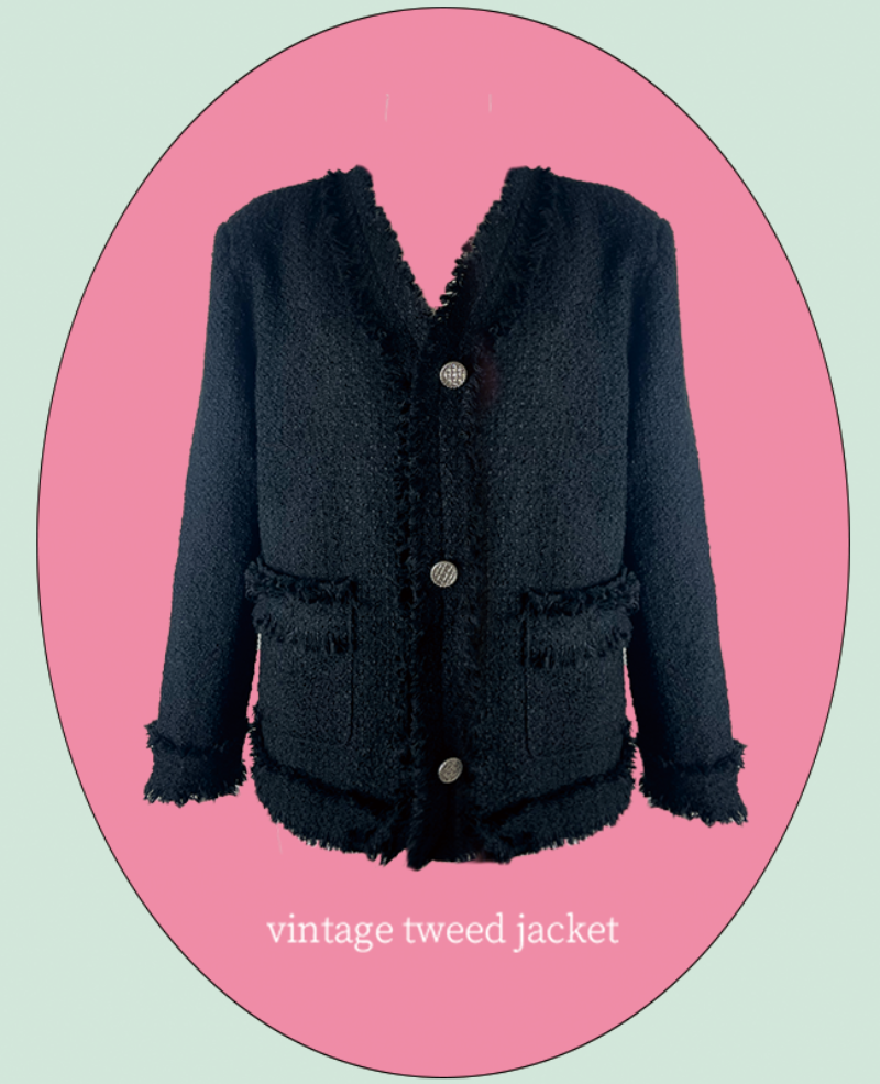 tweed vintage jacket_