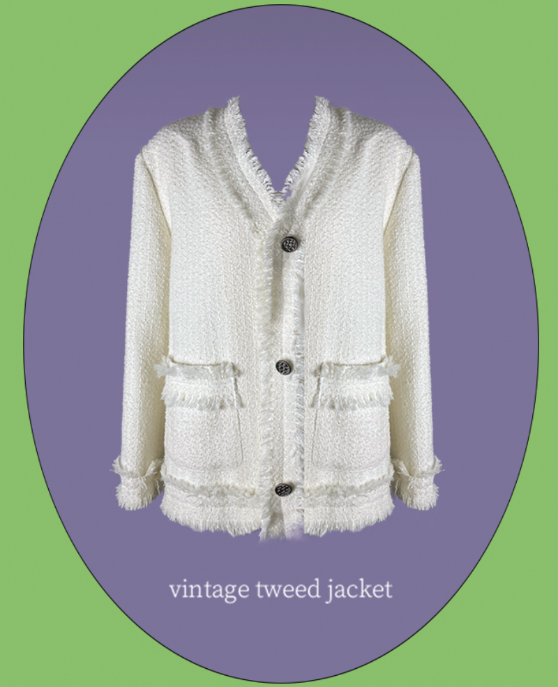 tweed vintage jacket