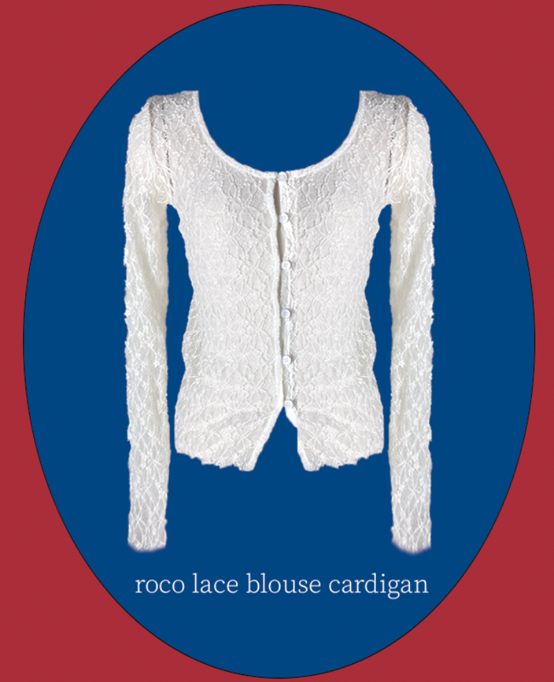 roco lace blouse cardigan
